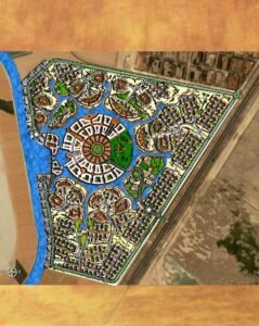 Masterplan of a modern residential community by Ideatum Architecture & Design.