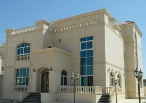 Luxury villa with elegant architecture and modern design elements.